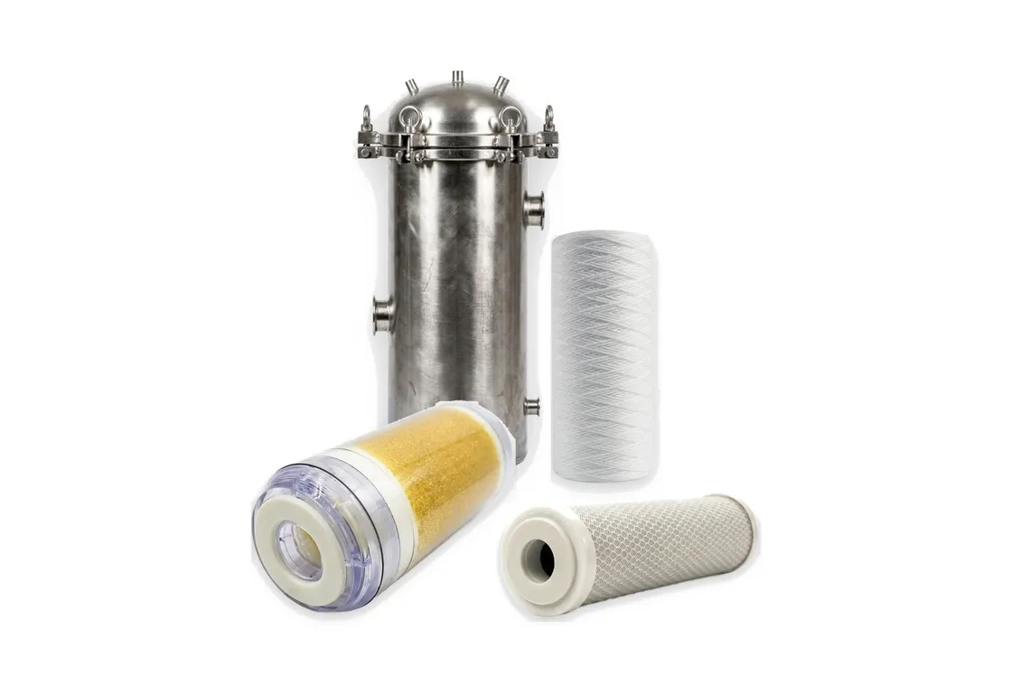Carcasas y cartuchos para filtración de agua